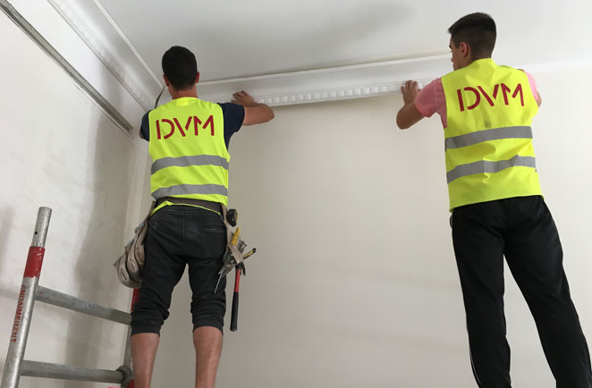 Revestimentos DVM. Somos uma empresa especializada na aplicação de revestimentos interiores e exteriores.
